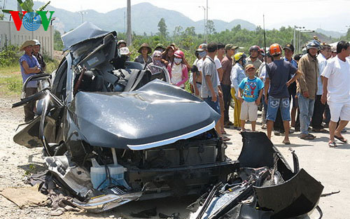 Hiện trường vụ tai nạn nghiêm trọng tại thành phố Đà Nẵng
